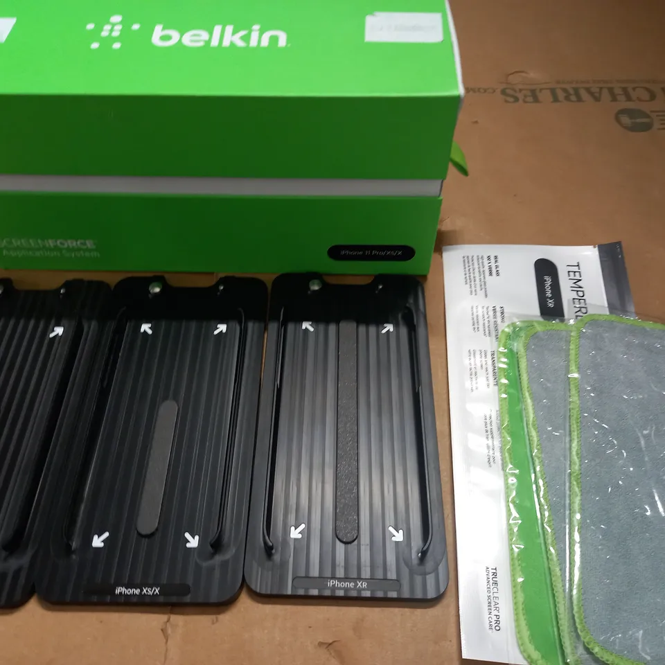 BELKIN SCREENFORCE APPLICATION SYSTEM FOR IPHONE