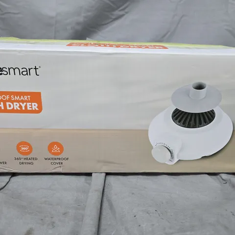 HOMESMART WATERPROOF SMART CLOTH DRYER β 900W, 360Β° HEATED DRYING, WATERPROOF COVER
