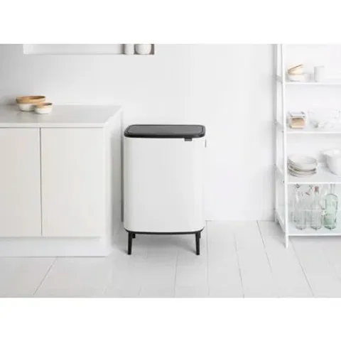 BOXED BRABANTIA BO HI 30 LITRE + 30 LITRE TOUCH BIN WITH TWO INNER BUCKETS (1 BOX)
