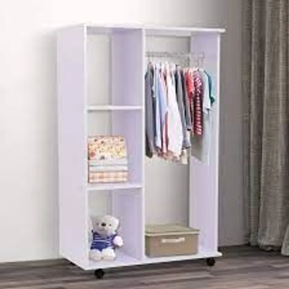 BOXED RILES 80cm WIDE CLOTHES STORAGE SYSTEM 