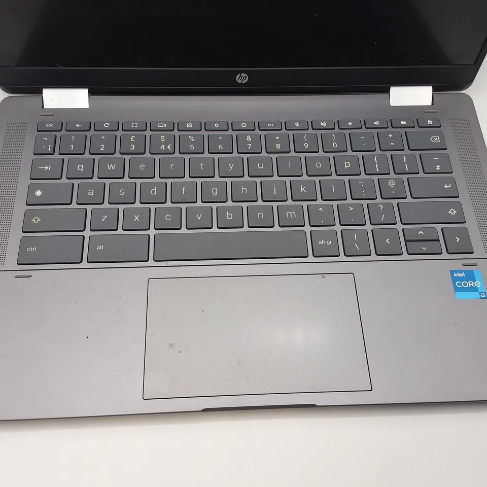 UNBOXED HP CHROMEBOOK PLUS X360 INTEL CORE I3 LAPTOP IN SILVER - 14B-CD0003NA