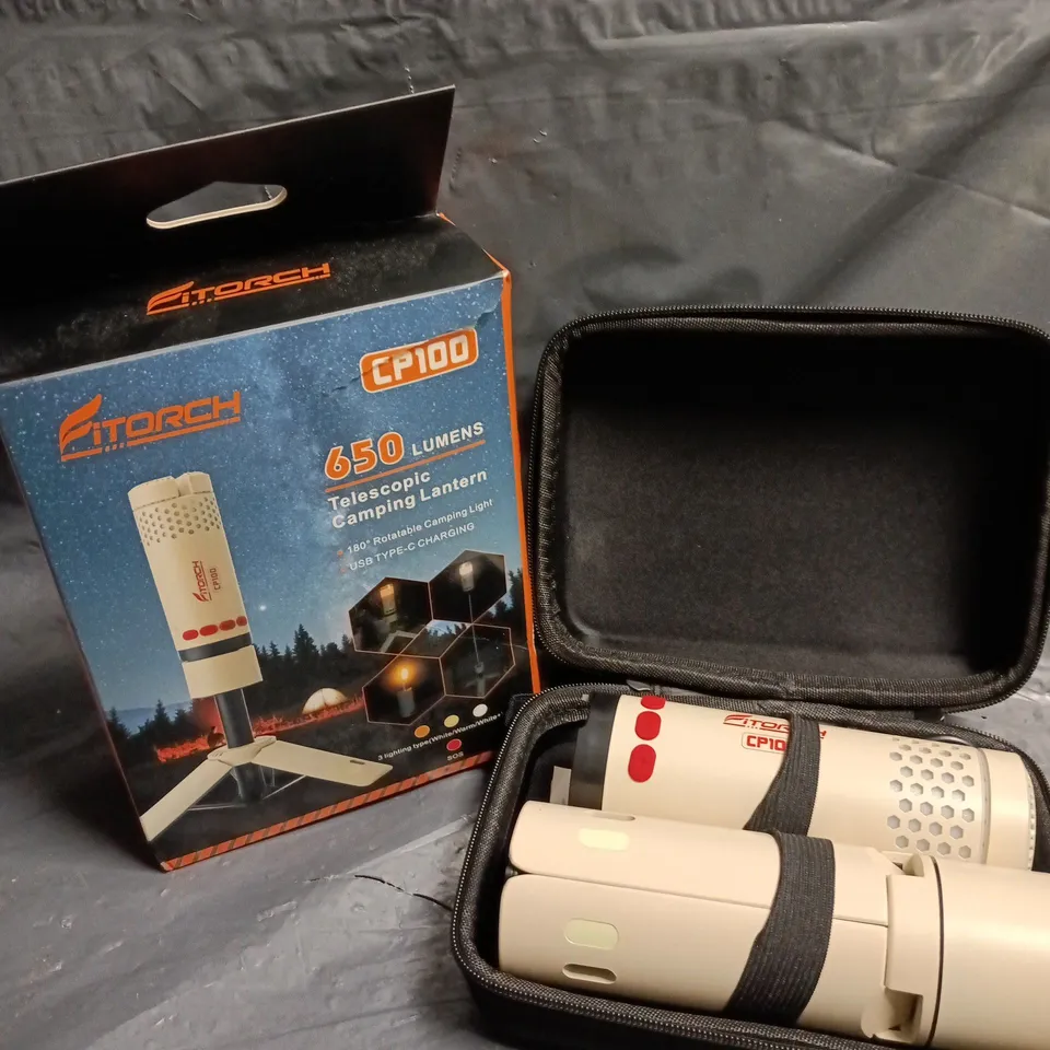 BOXED FITORCH CP100 TELESCOPIC CAMPING LANTERN 