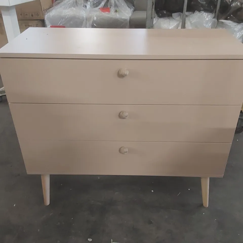 DESIGNER WOODEN 3 DRAWER CABINET