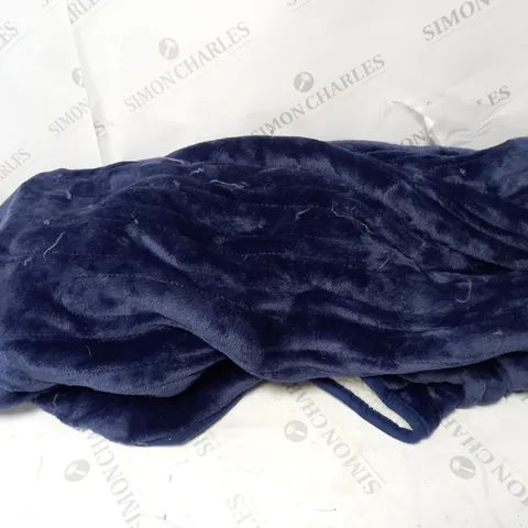 COZEE HOME OVERSIZED HEATED WRAP IN NAVY