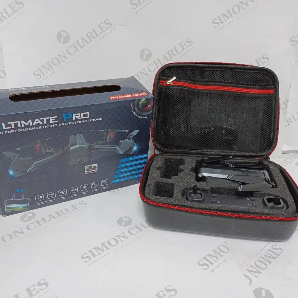 BOXED ULTIMATE PRO HIGH PERFROMANCE RC-HD PRO FOLDING DRONE