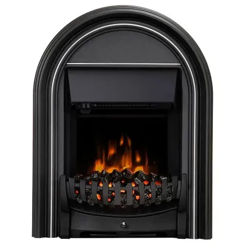 BOXED BE MODERN 2KW ABBEY 16" ARCHED INSET ELECTRIC FIRE - BLACK