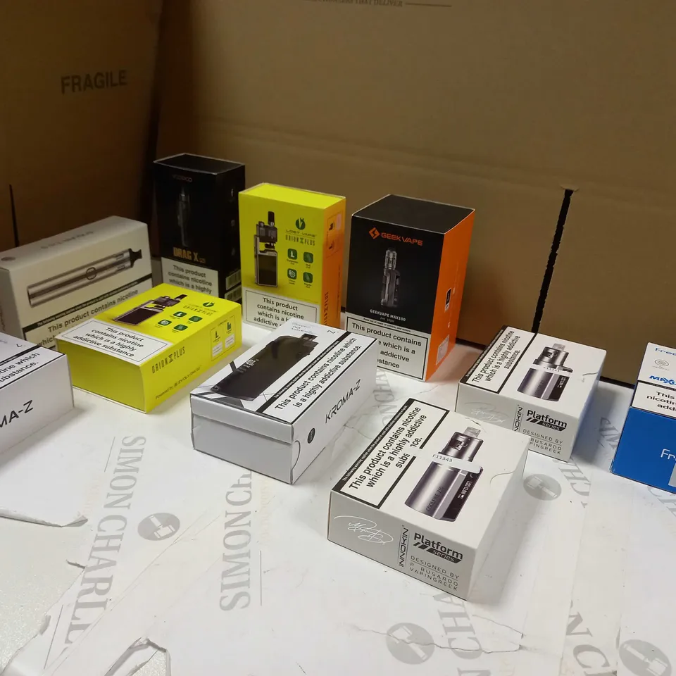 BOX OF APPROX 30 ASSORTED VAPING ACCESSORIES