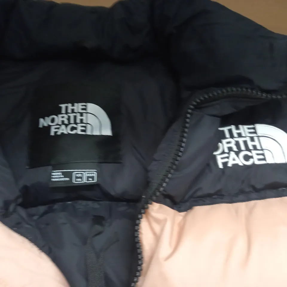 NORTH FACE PALE PINK PADDED COAT - MENS XS