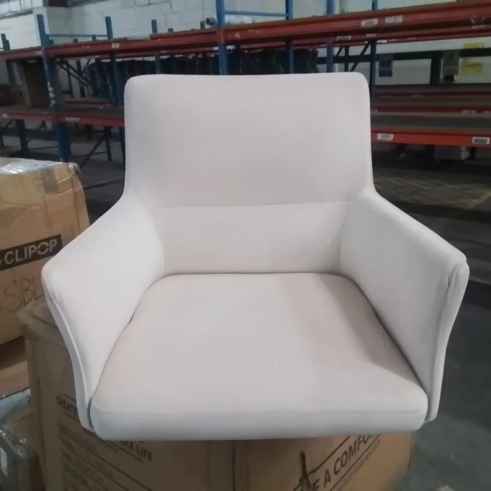 BOXED EBERN SET OF TWO IVOR VELVET DINING CHAIRS