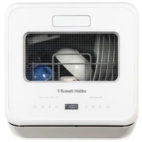 BOXED RUSSELL HOBBS RH2TTDW0D1W TABLE TOP DISHWASHER - WHITE