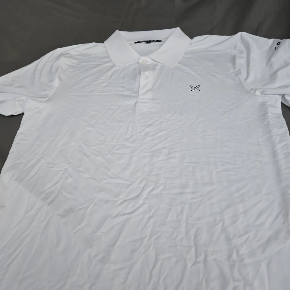 CREW CLOTHING COMPANY GOLF POLO SHIRT SIZE M