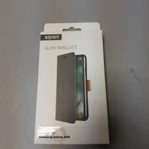 BOX OF APPROXIMATELY 60 BRAND NEW ASSORTED SAMSUNG GALAXY A40 SLIM WALLET CASE