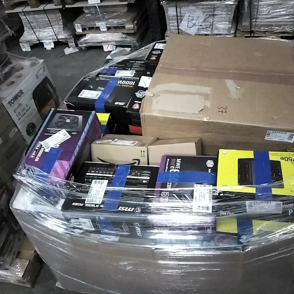 PALLET OF APPROXIMATELY 95 UNPROCESSED HIGH VALUE RAW RETURN ELECTRICAL GOODS TO INCLUDE;