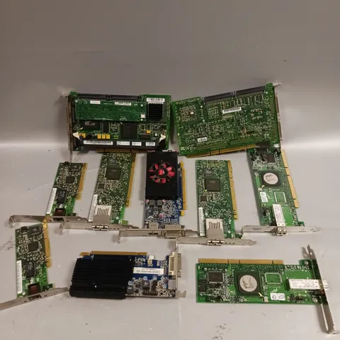 10 X ASSORTED INTERNAL COMPUTER COMPONENTS TO INCLUDE PCI CARD 
