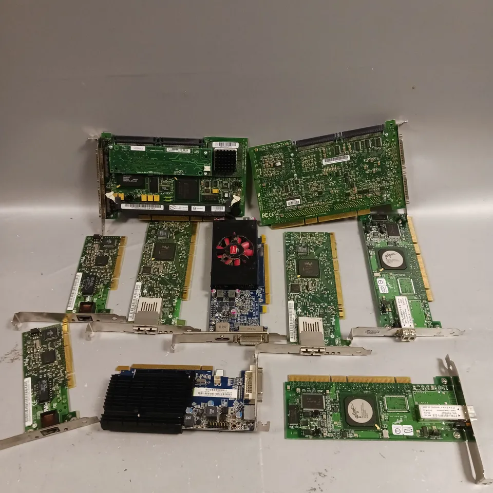 10 X ASSORTED INTERNAL COMPUTER COMPONENTS TO INCLUDE PCI CARD