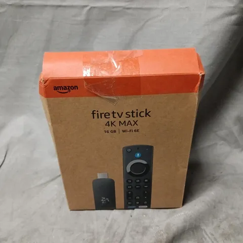AMAZON FIRE TV STICK 4K MAX WITH VOICE REMOTE – BOXED