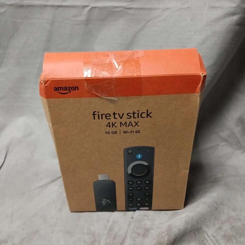AMAZON FIRE TV STICK 4K MAX WITH VOICE REMOTE – BOXED