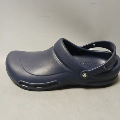 PAIR OF CROCS SHOES, NAVY - UK SIZE 12