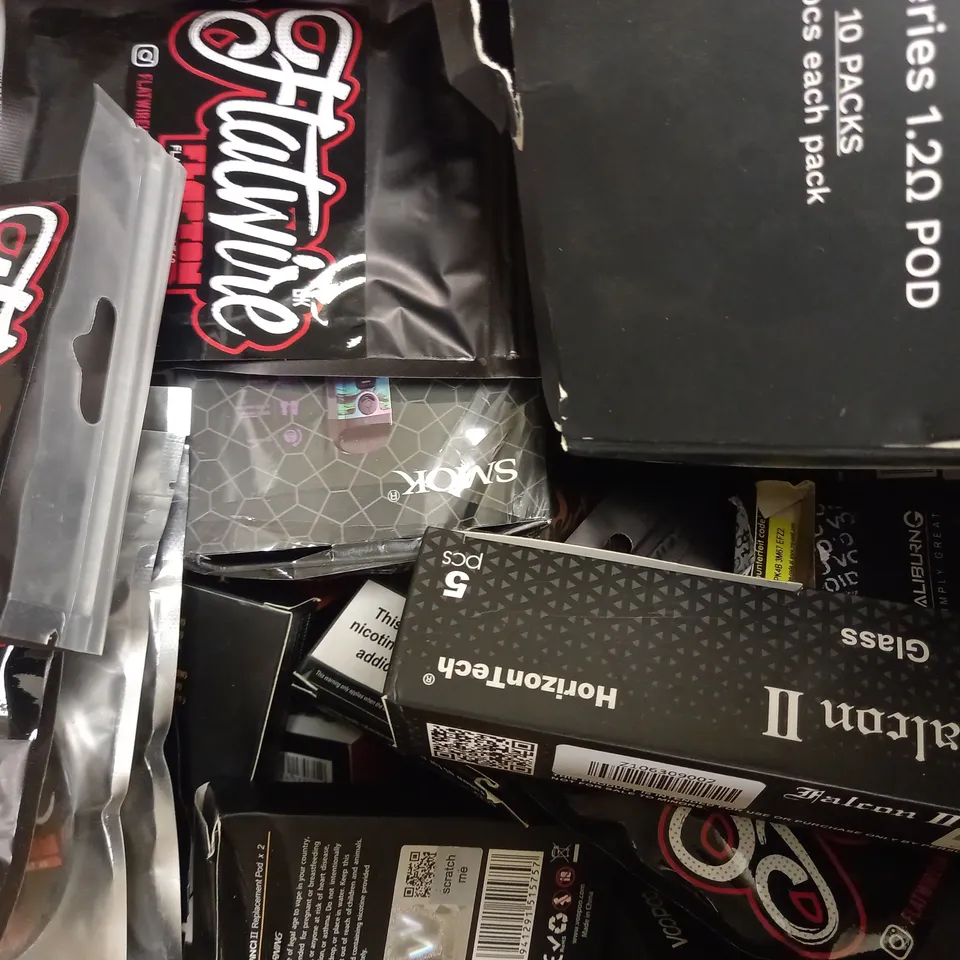 LOT OF 30 ASSORTED VAPING DEVICES & ACCESSORIES, TO INCLUDE AXON, SMOK, ETC