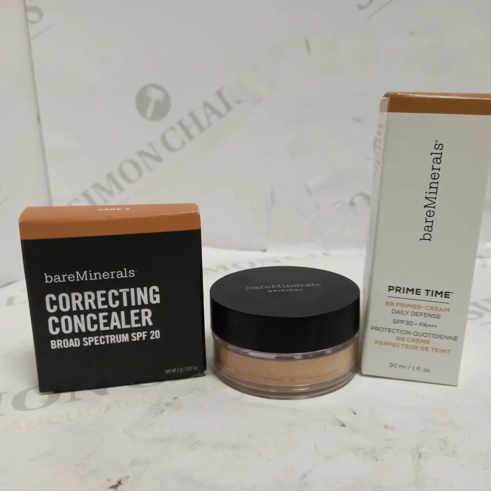 LOT OF APPROXIMATELY 20 BAREMINERALS FACE MAKE UP ITEMS
