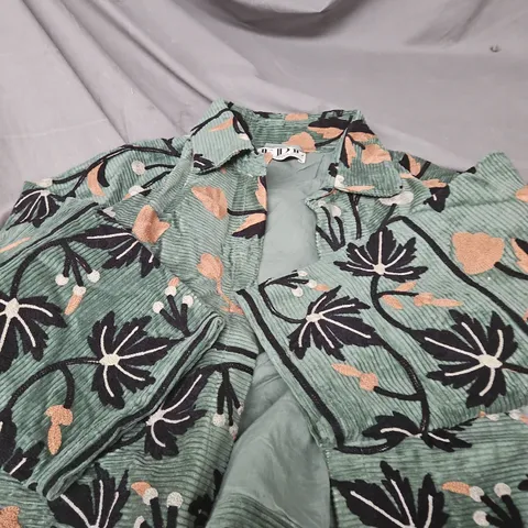 EDL ESSENTIAL DESIGNS LONDON FLORAL PRINT JACKET - SIZE UNSPECIFIED 