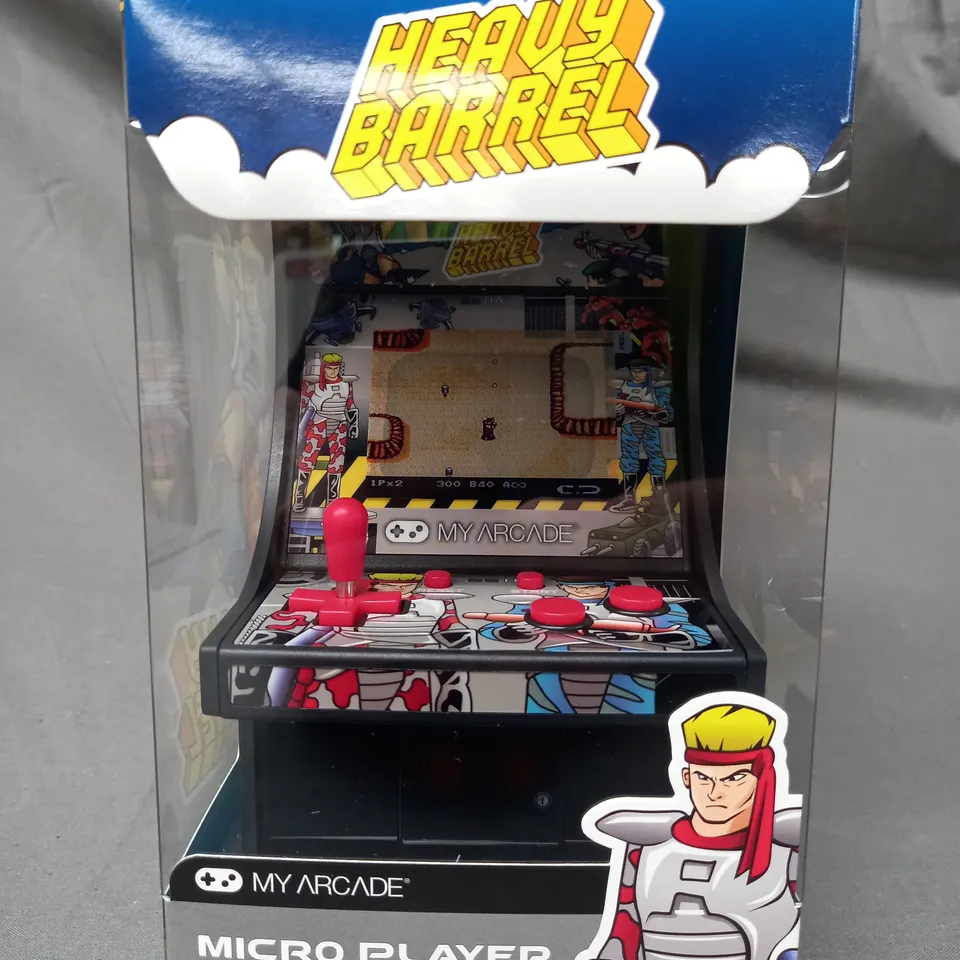 BOXED MY ARCADE HEAVY BARREL MICRO PLAYER