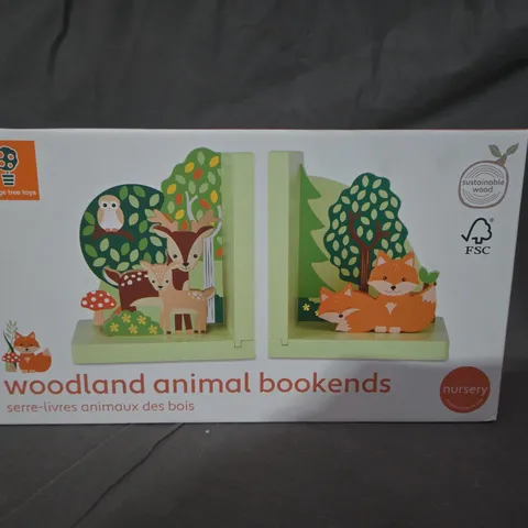 WOODLAND ANIMAL BOOKENDS