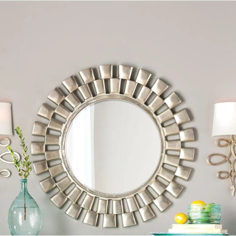 PORSHA ACCENT MIRROR FINISH BRUSHED SILVER 