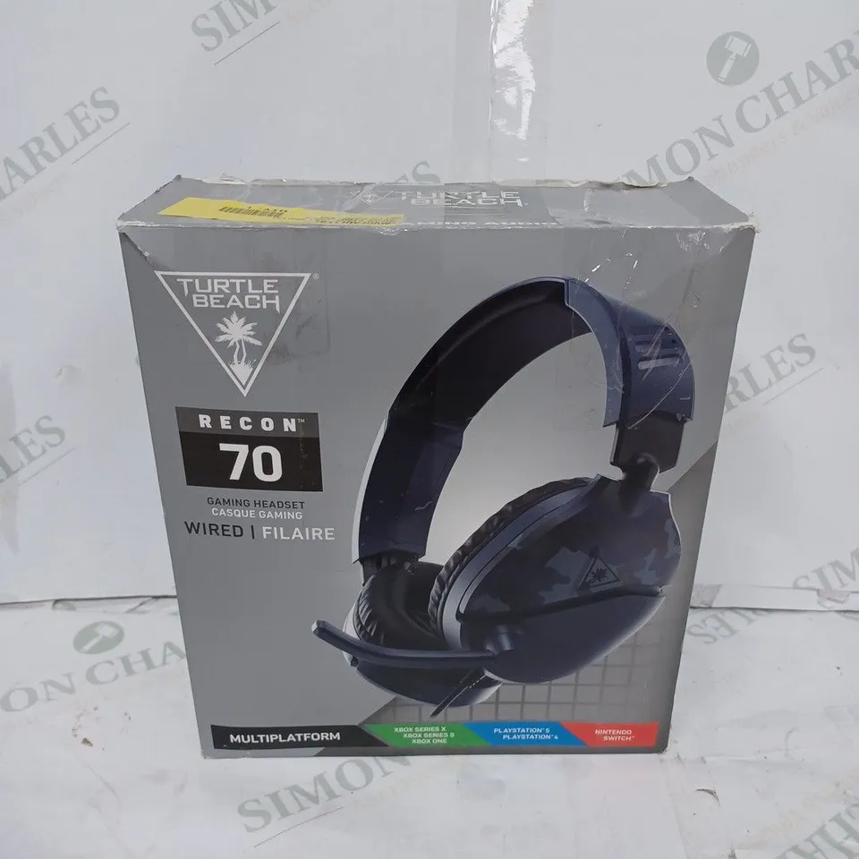 TURTLE BEACH RECON 70 WIRED MULTIPLATFORM GAMING HEADSET 