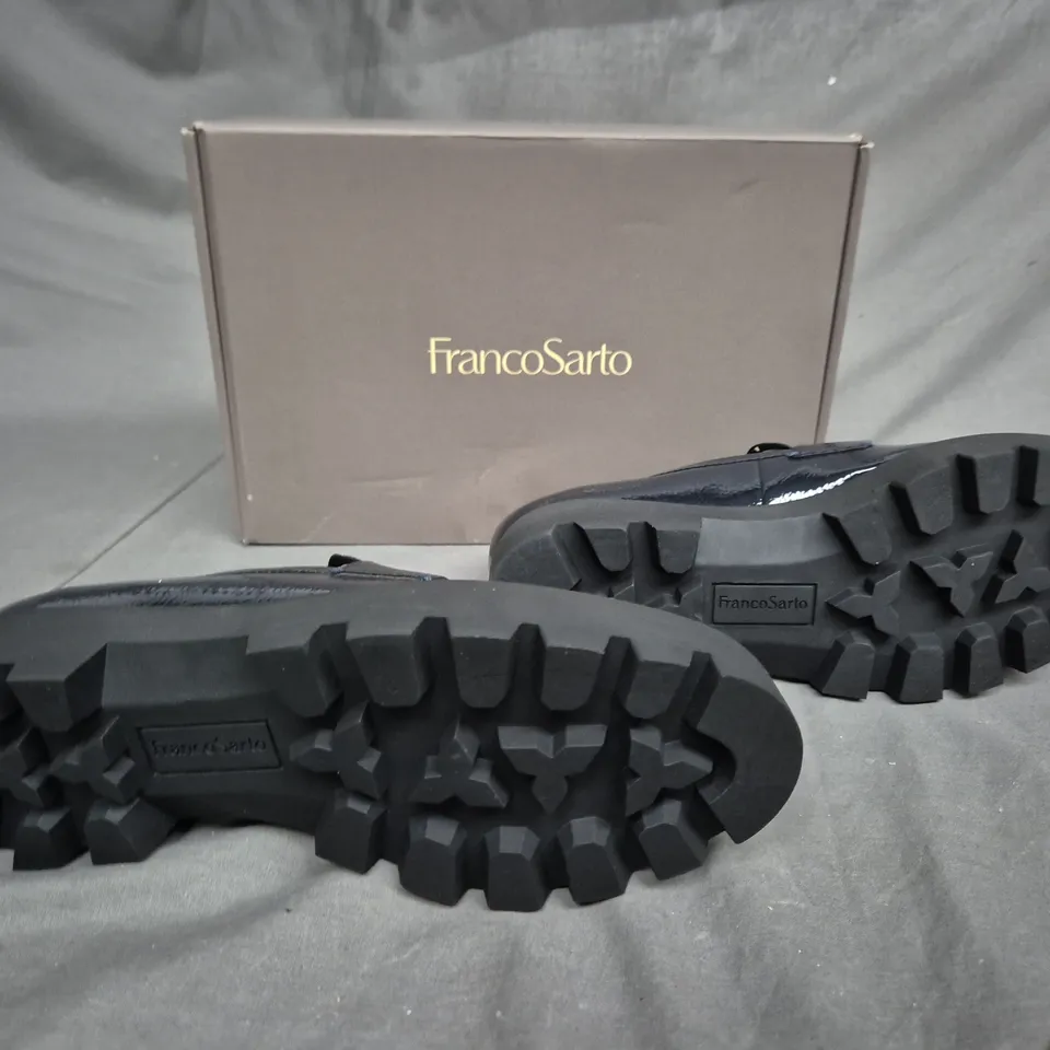 BOXED PAIR OF FRANCO SARTO BALIN MIDNIGHT LOATHER UK 6 