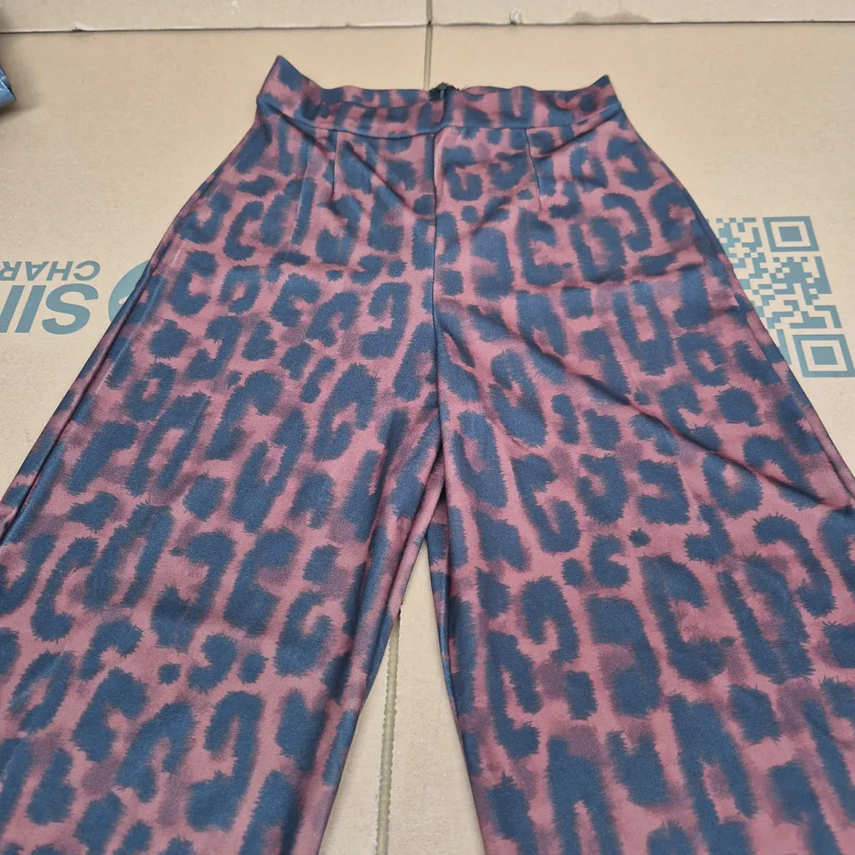 PINK BOUTIQUE BROWN LEOPARD PRINT STRAIGHT TROUSERS – WOMEN'S