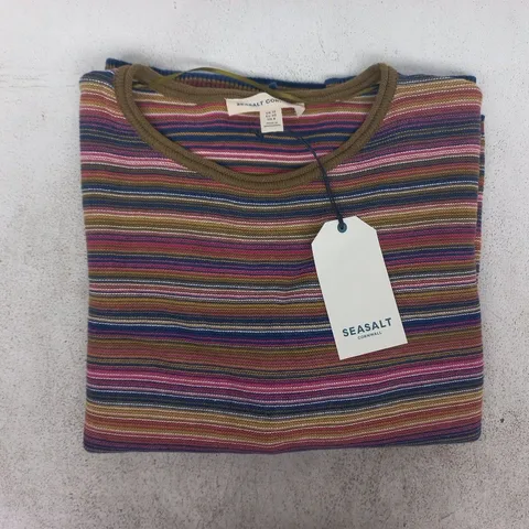 SEASALT CORNWALL MAKERS JUMPER IN MULTI SIZE UK 12