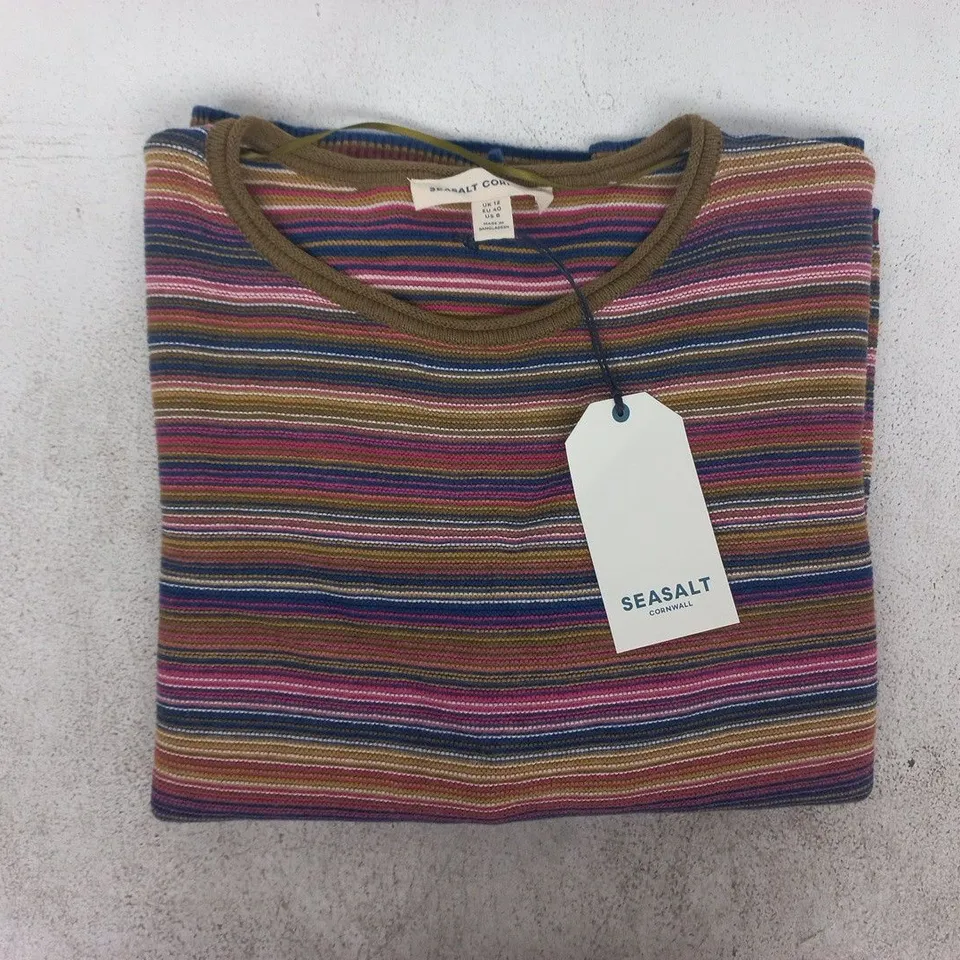 SEASALT CORNWALL MAKERS JUMPER IN MULTI SIZE UK 12