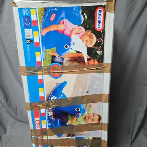 BOXED LITTLE TIKES ROCKING HORSE - BLUE