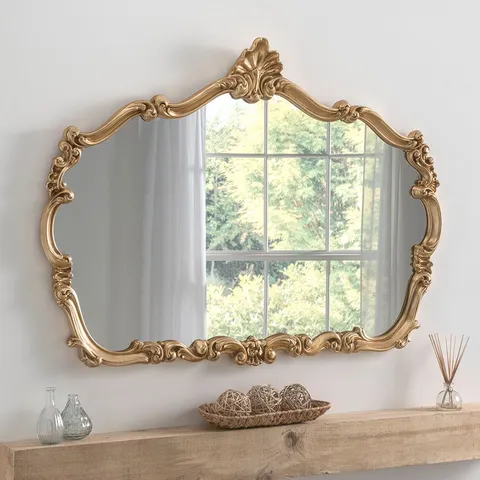BOXED YEARN YG205 TRADITIONAL MIRROR GOLD LEAF 123cm x 82cm