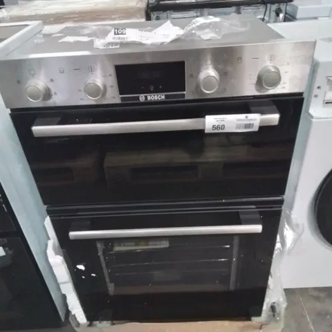 GRADE 1 BOSCH INTEGRATED DOUBLE ELECTRIC OVEN MHA133BR0B