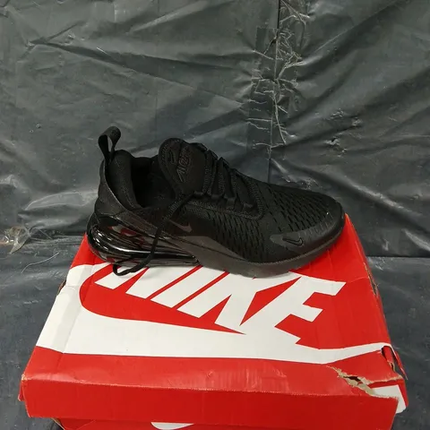 BOXED PAIR OF NIKE AIR MAX 270 BLACK UK 5.5