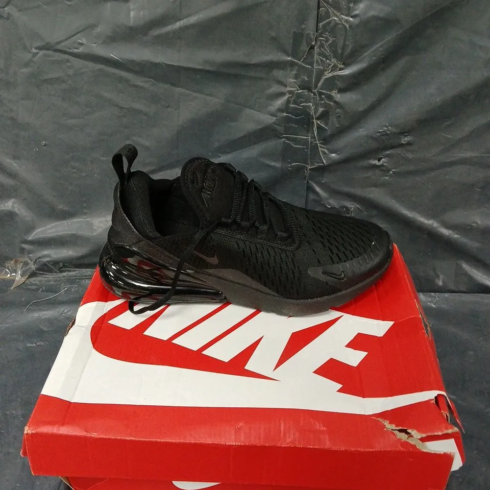 BOXED PAIR OF NIKE AIR MAX 270 BLACK UK 5.5