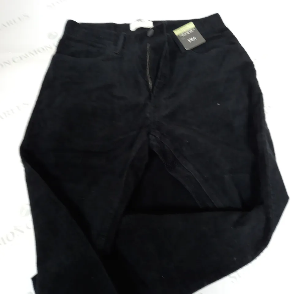 M&S SIM FIT BLACK TROUSER - SIZE 30