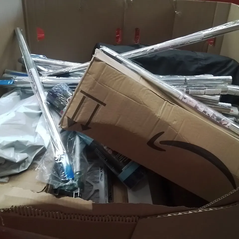 PALLET OF ASSORTED HOUSEHOLD GOODS AND PRODUCTS TO INCLUDE;AIR COOLER,ANIMAL FENCE,WHITEBOARD
