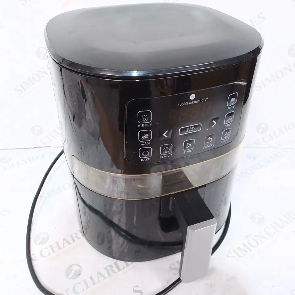 OUTLET COOK'S ESSENTIALS 4.0L AIR FRYER - BLACK