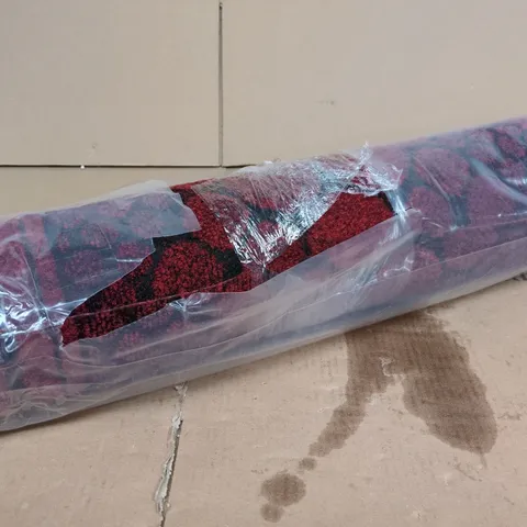 BURGUNDY RUNNER RUG – SIZE UNSPECIFIED
