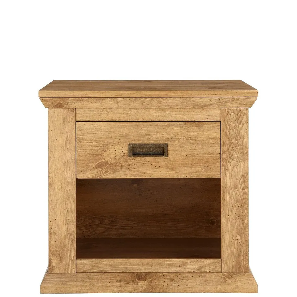 CLIFTON OAK EFFECT LAMP TABLE  RRP £93