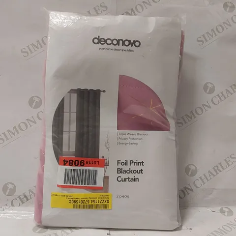 BAGGED MALONE ROOM DARKENING THERMAL CURTAIN (SET OF 2) - 52 x 54"