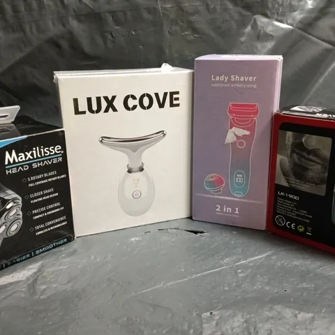 LOT OF 4 ASSORTED BOXED HAIR TRIMMERS AND SHAVERS