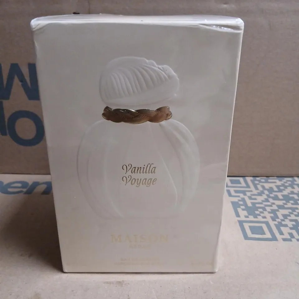 BOXED AND SEALED VANILLA VOYAGE MAISON ASRAR EAU DE PARFUM 100ML