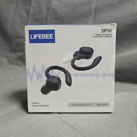 SEALED LIFEBEE SP16 WIRELESS EARBUDS WITH EARHOOKS – PORTABLE AUDIO (BOXED)