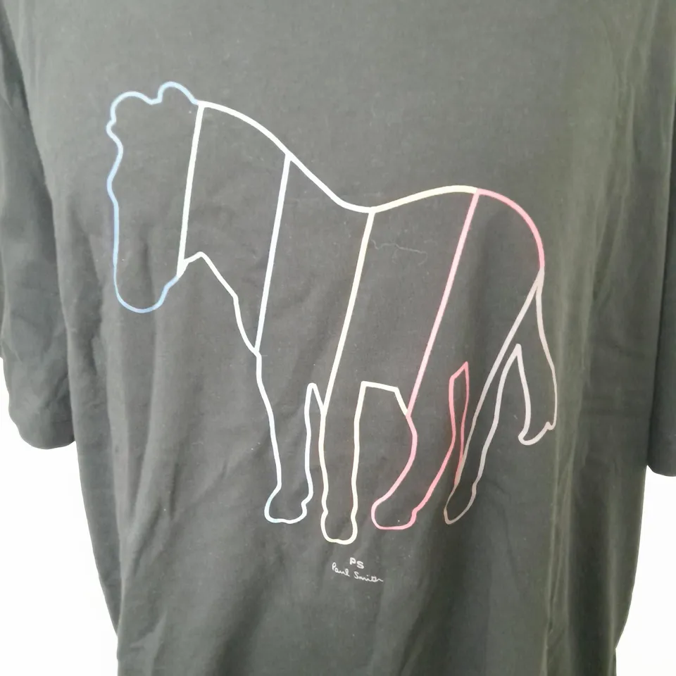 PAUL SMITH SS ZEBRA LINE T-SHIRT SIZE XXL