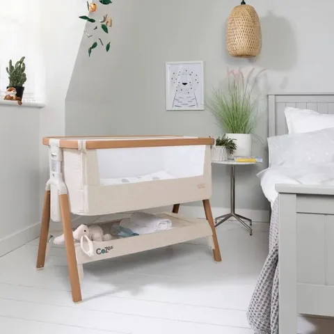 BOXED TUTTI BAMBINI COZEE BEDSIDE CRIB - WALNUT (1 BOX)