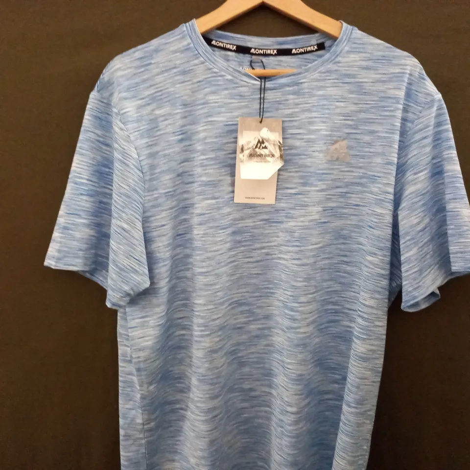 MONTIREX TRAIL 2.0 TEE IN BLUE - XL
